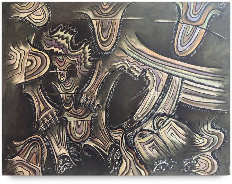 Catalogue raisonné, Claude Grobéty, Sans titre - 1966