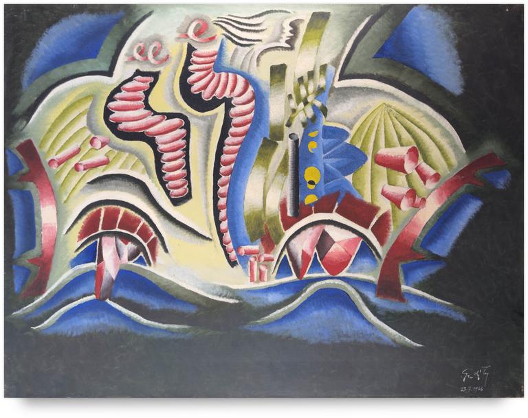 Catalogue raisonné, Claude Grobéty, Sans titre - 1966