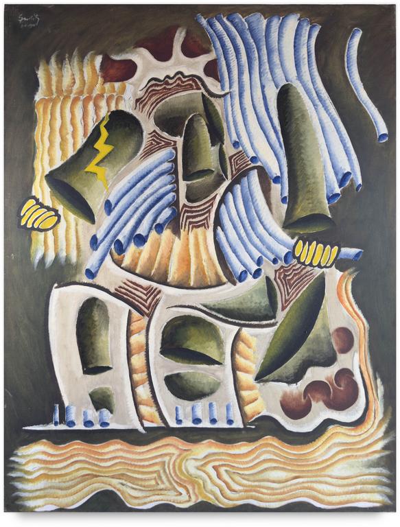 Catalogue raisonné, Claude Grobéty, Sans titre - 1966