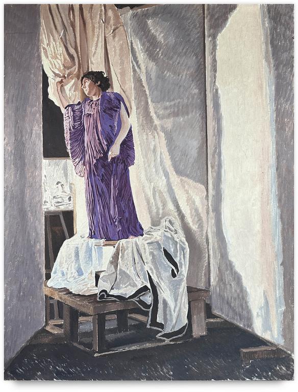 Catalogue raisonné, Claude Grobéty, Robe violette - 1978