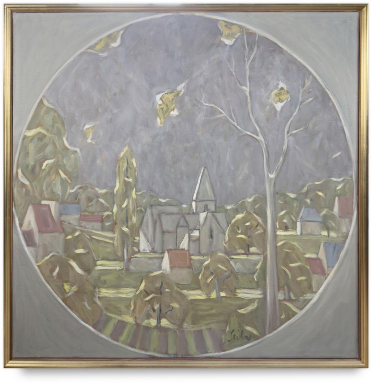 Catalogue raisonné, oeuvre de l'artiste Hans Seiler - Eglise de Lacassagne (ronde), 1980