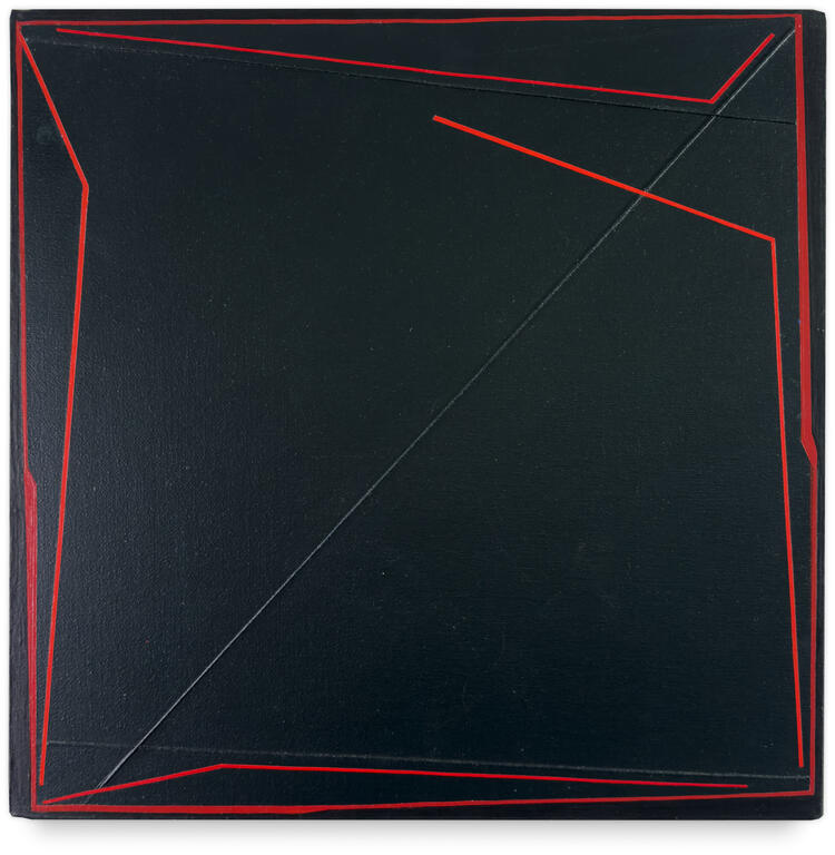 Catalogue raisonné, Henri Prosi, Délinéament rouge — 1994