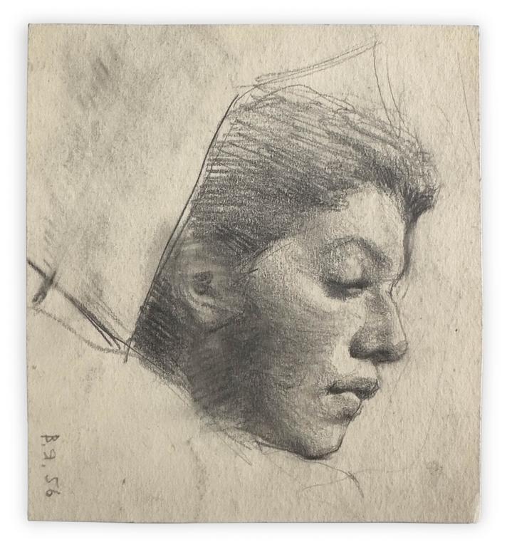Catalogue raisonné, Vladimir Yankilevsky, Toma sleeping, 1956