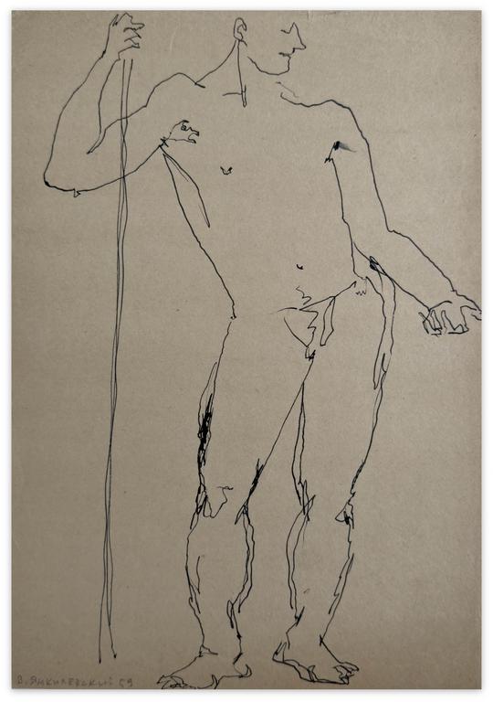 Catalogue raisonné, Vladimir Yankilevsky, Model, 1959