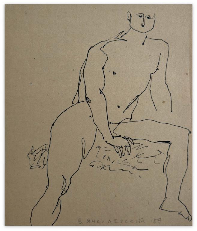 Catalogue raisonné, Vladimir Yankilevsky, Model, 1959
