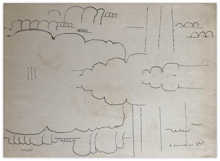Catalogue raisonné, Vladimir Yankilevsky, Theme and Improvisation, 1964