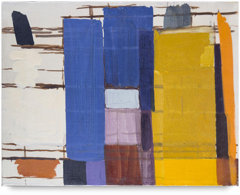 Catalogue raisonné, Michel Mousseau, Bleus pleins, 1987