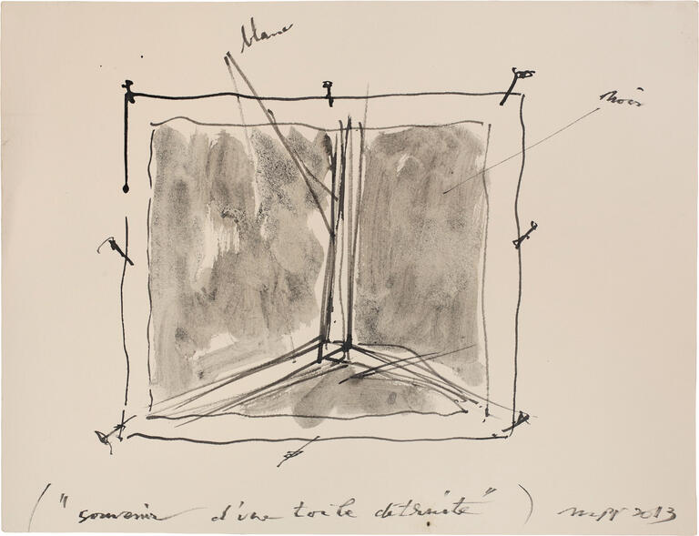 Catalogue raisonné, Michel Potage, SOUVENIR D'UNE TOILE DETRUITE — 2013