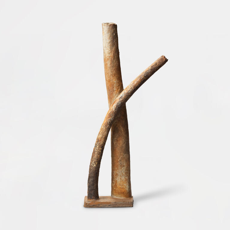 Catalogue raisonné, Jacqueline Lerat, Deux tiges blanches, 1985
