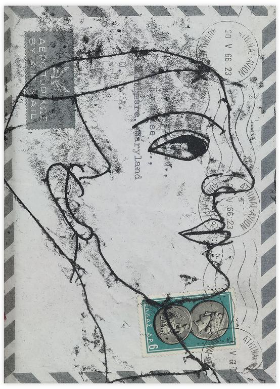 Catalogue raisonné, Norris Embry, Sans titre (Figure de profil), 1966