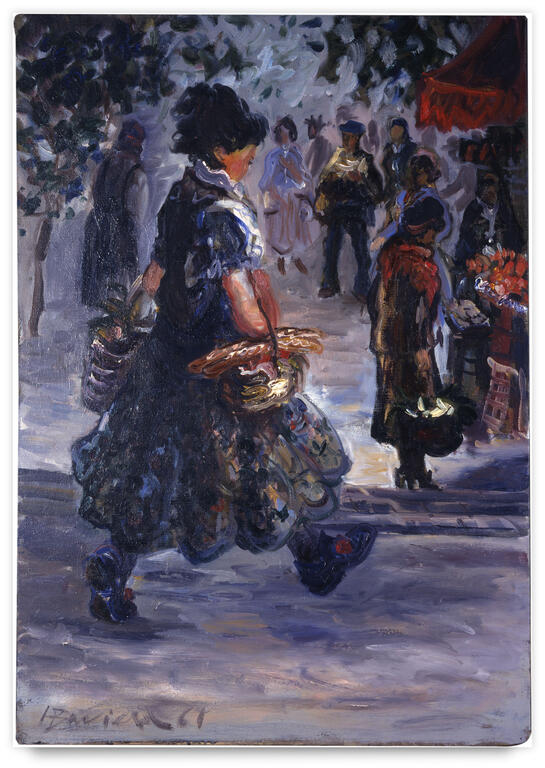 Catalogue raisonné, Henri Baviera, Marché place Maubert — 1961