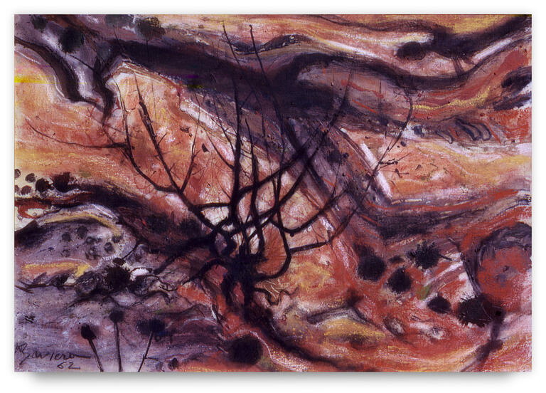 Catalogue raisonné, Henri Baviera, Paysage provençal — 1962