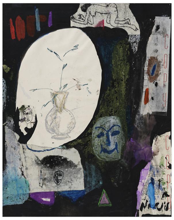 Catalogue raisonné, Norris Embry, Sans titre (Vase de fleurs / Copy), 1966