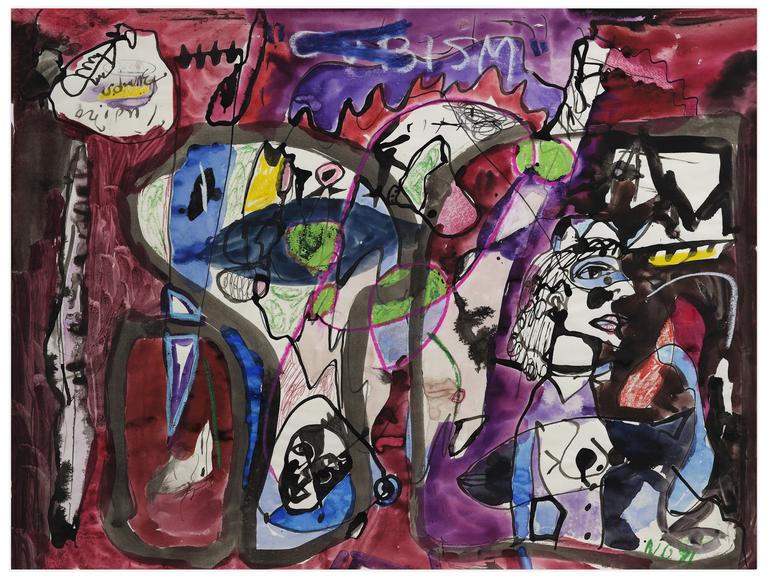 Catalogue raisonné, Norris Embry, Sans titre (Cubism), 1971