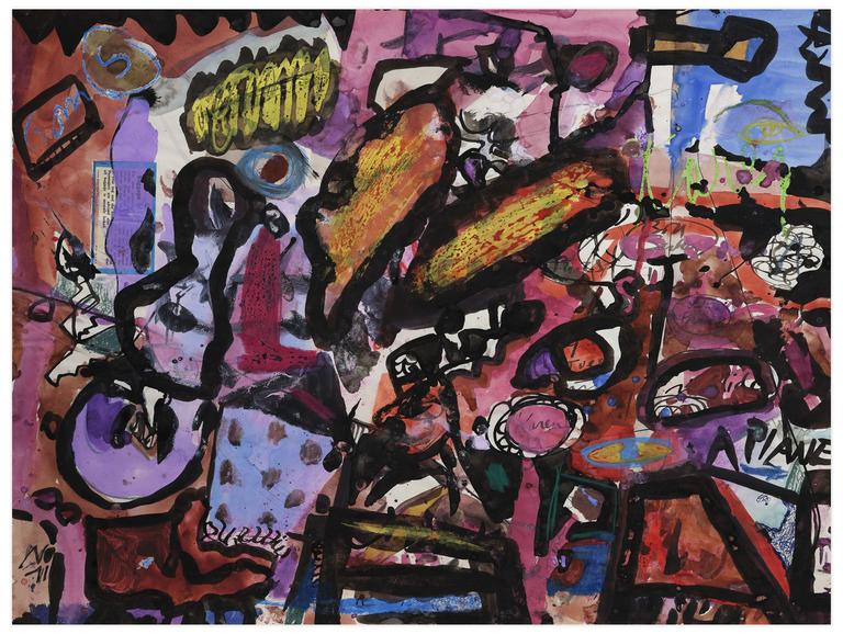 Catalogue raisonné, Norris Embry, Sans titre (A Plane), 1971