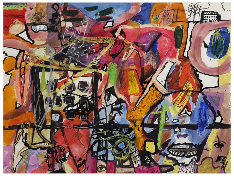 Catalogue raisonné, Norris Embry, Sans titre (BWY B2 1555), 1971