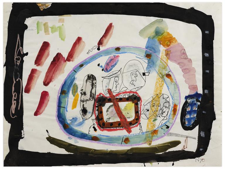 Catalogue raisonné, Norris Embry, Sans titre (Mini Television), 1970