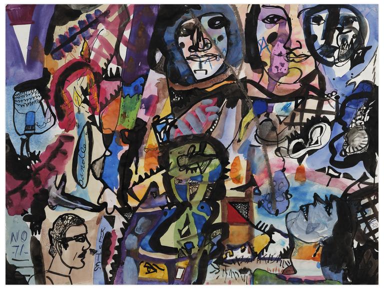 Catalogue raisonné, Norris Embry, Sans titre (Candle), 1971