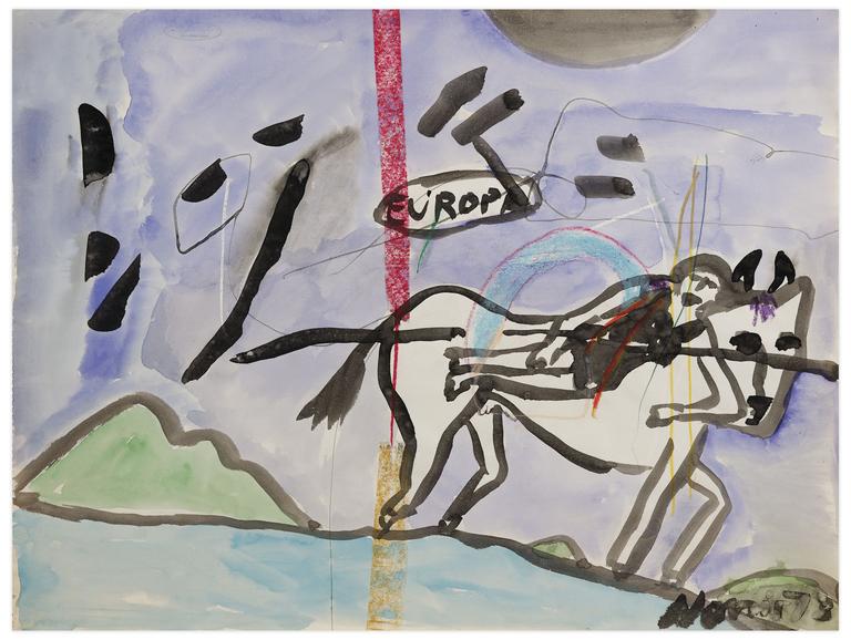 Catalogue raisonné, Norris Embry, Sans titre (Europa), 1973