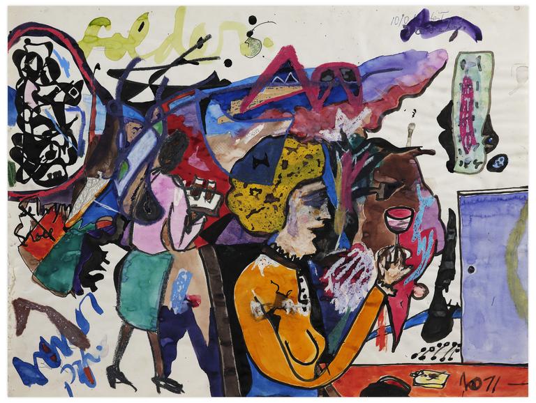 Catalogue raisonné, Norris Embry, Sans titre (Folder), 1971