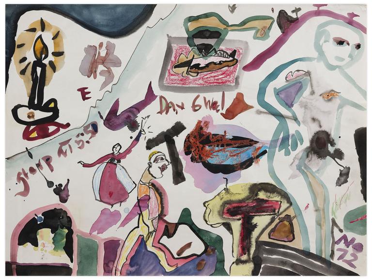 Catalogue raisonné, Norris Embry, Sans titre (Bougie), 1972