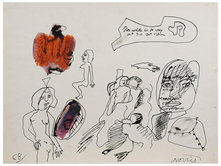 Catalogue raisonné, Norris Embry, Sans titre (To Write Is To Say), 1968