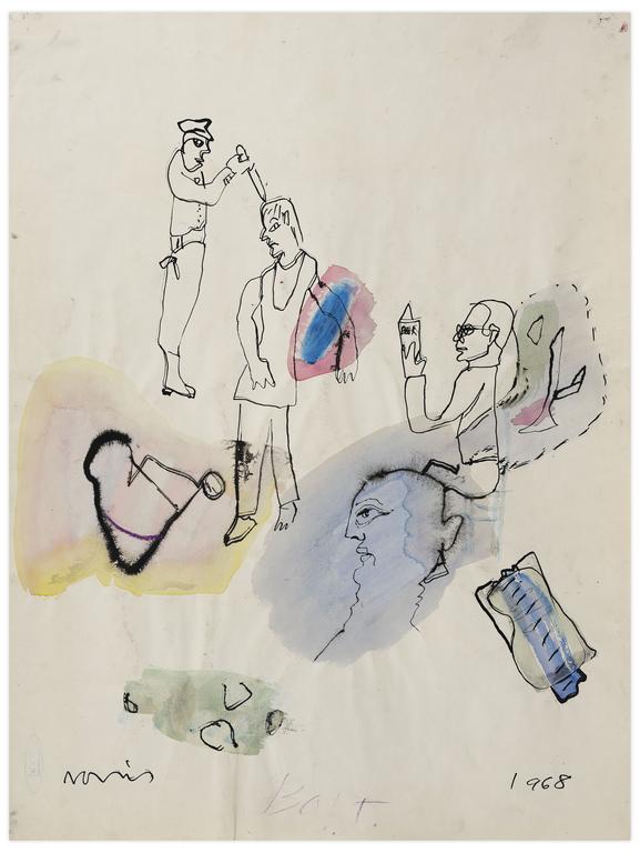 Catalogue raisonné, Norris Embry, Sans titre (Quatre figures), 1968
