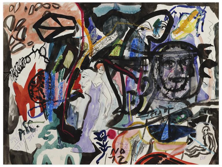 Catalogue raisonné, Norris Embry, Sans titre (Femme en robe mauve), 1972