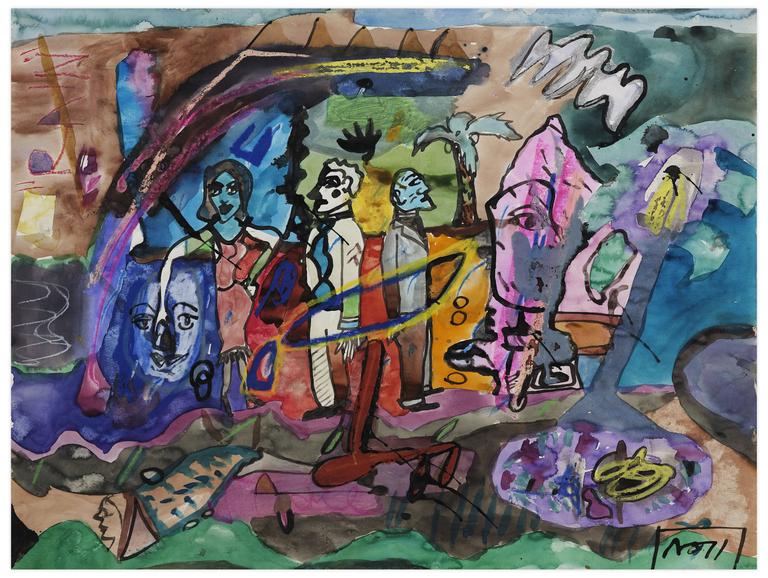 Catalogue raisonné, Norris Embry, Sans titre (Palmier), 1971