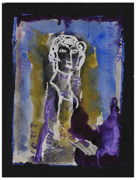 Catalogue raisonné, Norris Embry, Sans titre (Figure blanche), 1966