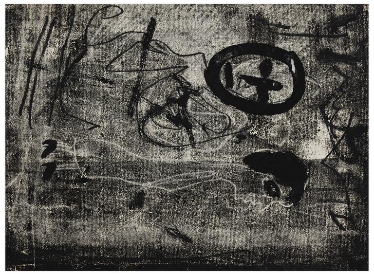 Catalogue raisonné, Norris Embry, Sans titre (Femme de profil en robe et masque), vers 1960-65