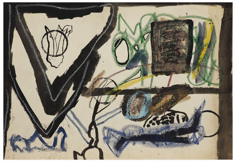 Catalogue raisonné, Norris Embry, Sans titre (Bordure noire), vers 1966