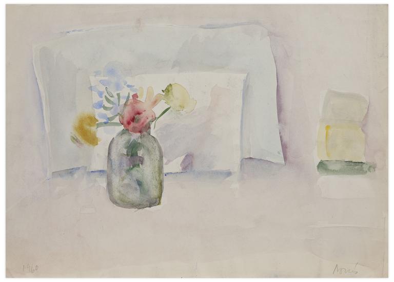 Catalogue raisonné, Norris Embry, Sans titre (Bouquet dans un vase, Palma de Majorque), 1960-61