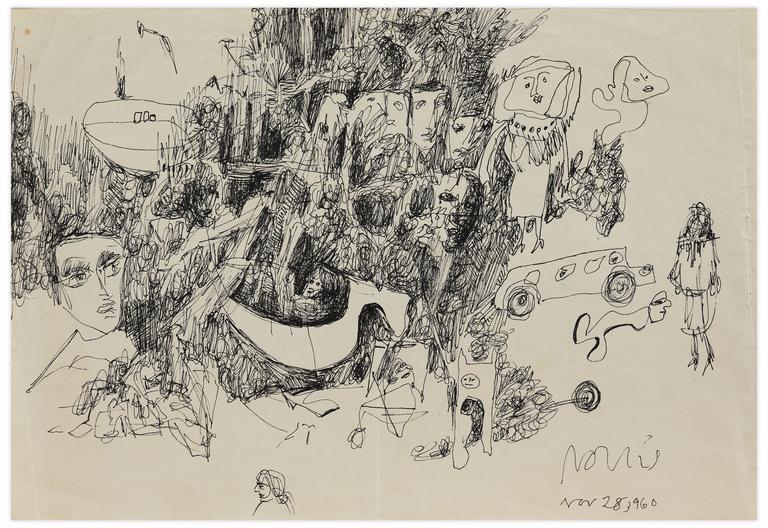 Catalogue raisonné, Norris Embry, Sans titre (Bus), 28 novembre 1960