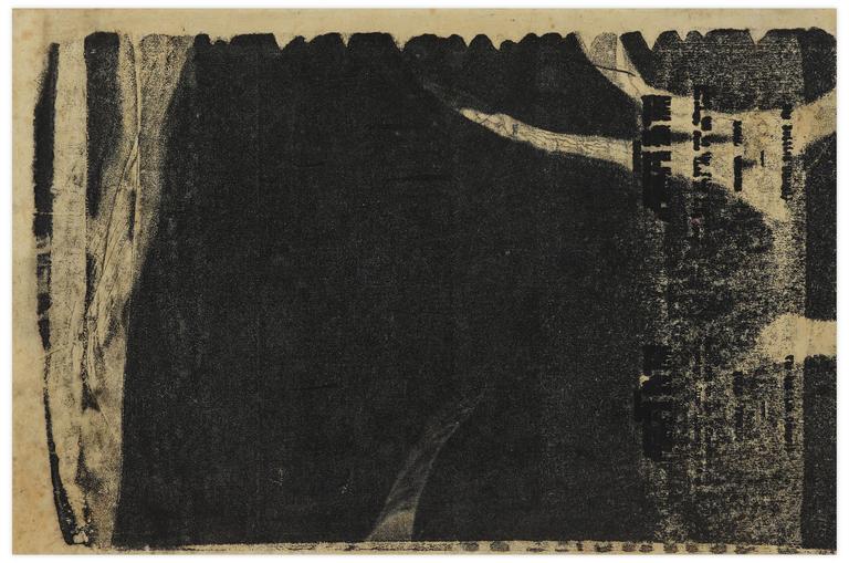 Catalogue raisonné, Norris Embry, Sans titre (Composition noire), vers 1960