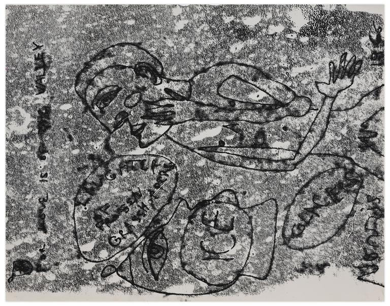 Catalogue raisonné, Norris Embry, For Love Is Of The Valley (Homme nu à mi-corps, figure de profil), 1966