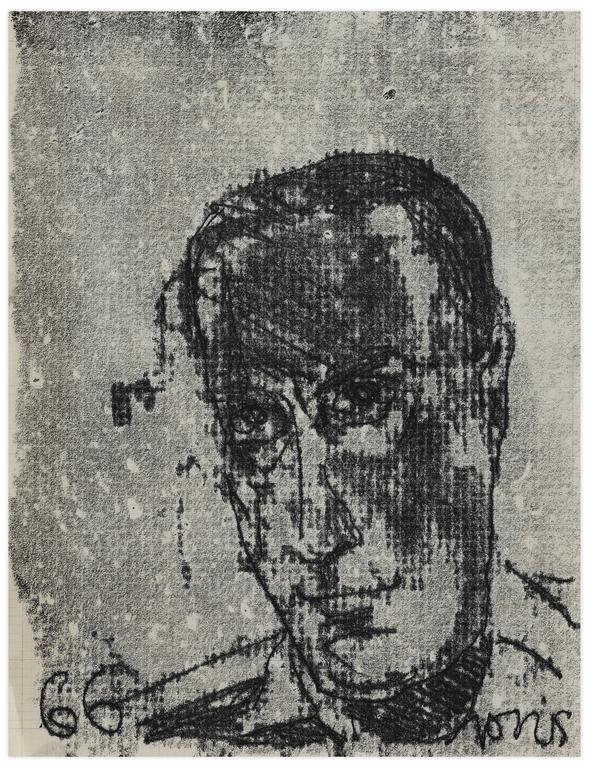 Catalogue raisonné, Norris Embry, Sans titre (Autoportrait en buste), 1966
