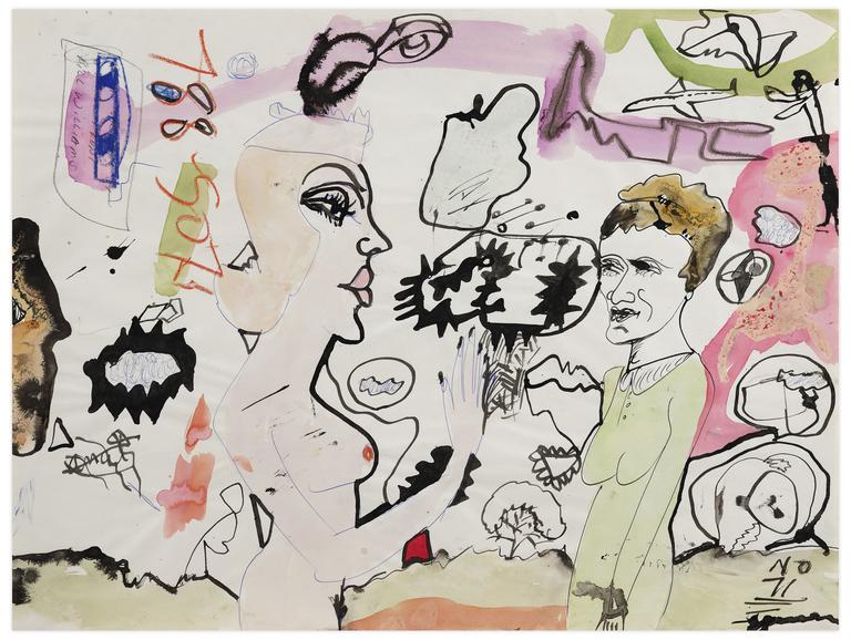 Catalogue raisonné, Norris Embry, Sans titre (Deux femmes), 1971