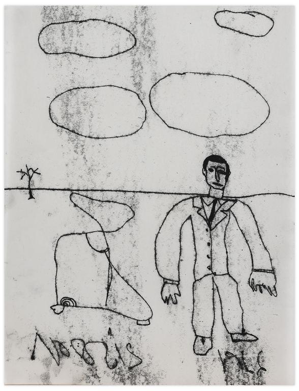 Catalogue raisonné, Norris Embry, Sans titre (Homme debout en costume), 1966