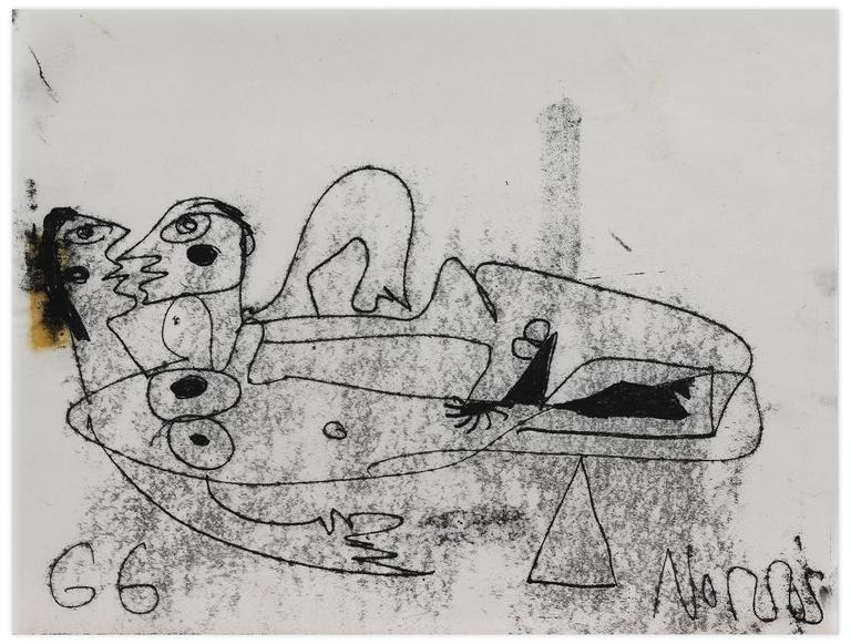 Catalogue raisonné, Norris Embry, Sans titre (Scène érotique), 1966