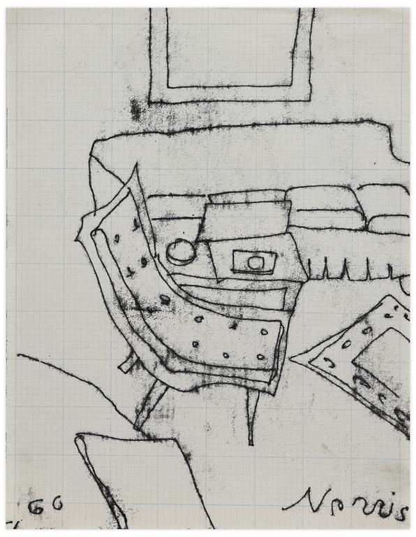Catalogue raisonné, Norris Embry, Sans titre (Intérieur), 1966