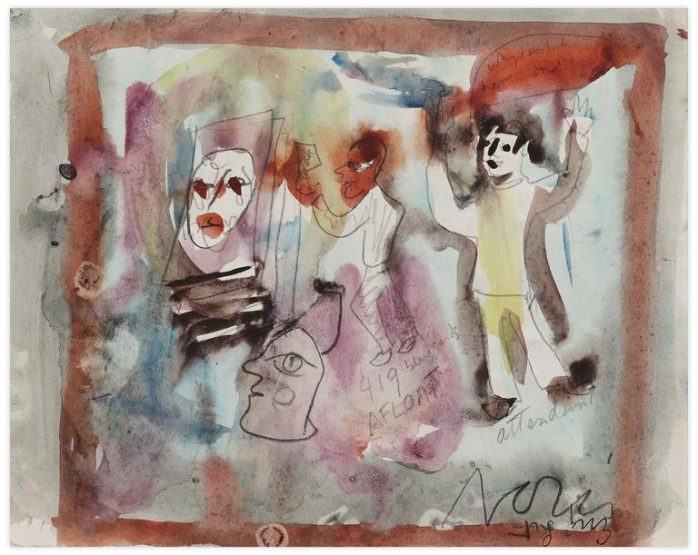 Catalogue raisonné, Norris Embry, Sans titre (Afloat), vers 1960-65