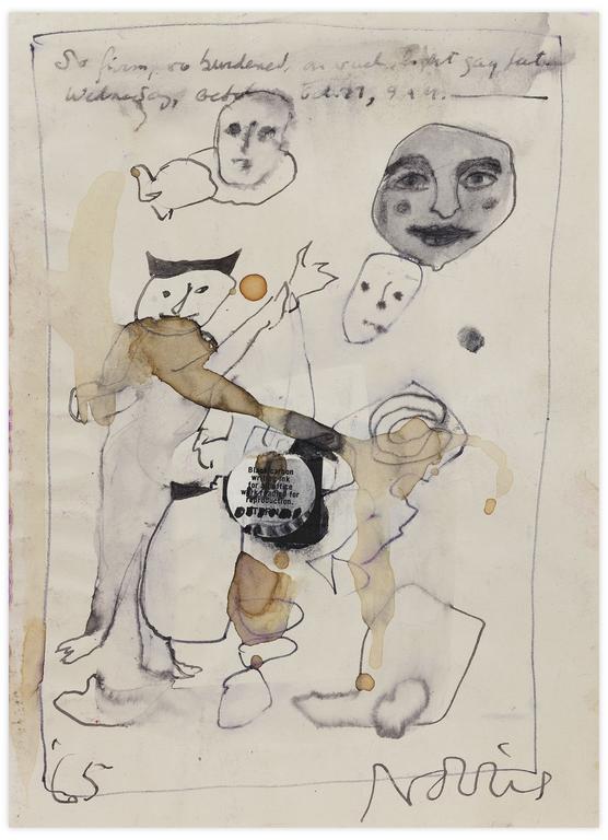 Catalogue raisonné, Norris Embry, Sans titre (So Firm, So Burdened...), 27 octobre 1965