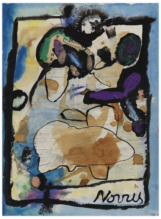 Catalogue raisonné, Norris Embry, Sans titre (Composition abstraite), octobre 1965