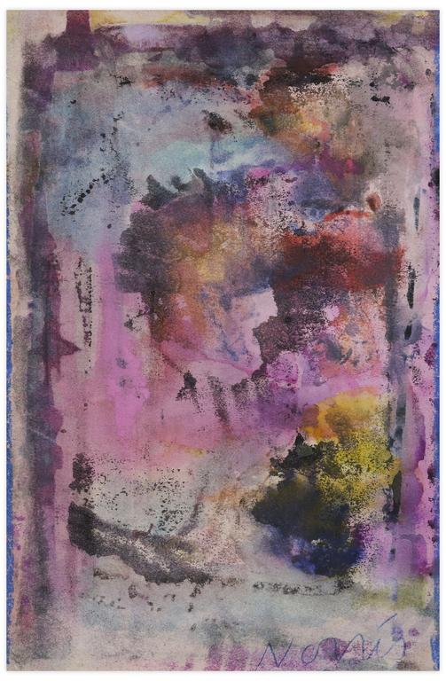 Catalogue raisonné, Norris Embry, Sans titre (Composition rose), vers 1960-65