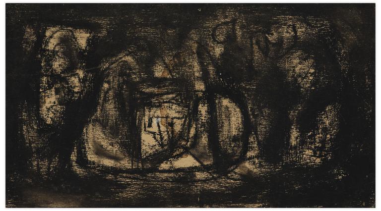 Catalogue raisonné, Norris Embry, Sans titre (Composition noire), 1960