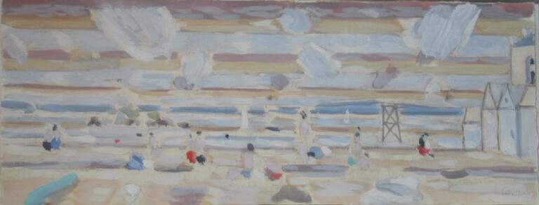 Catalogue raisonné, Hans Seiler, Plage en Bretagne, 1962