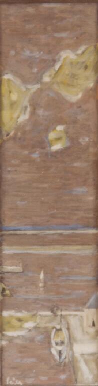 Catalogue raisonné, Hans Seiler, L'entrée du port, circa 1965