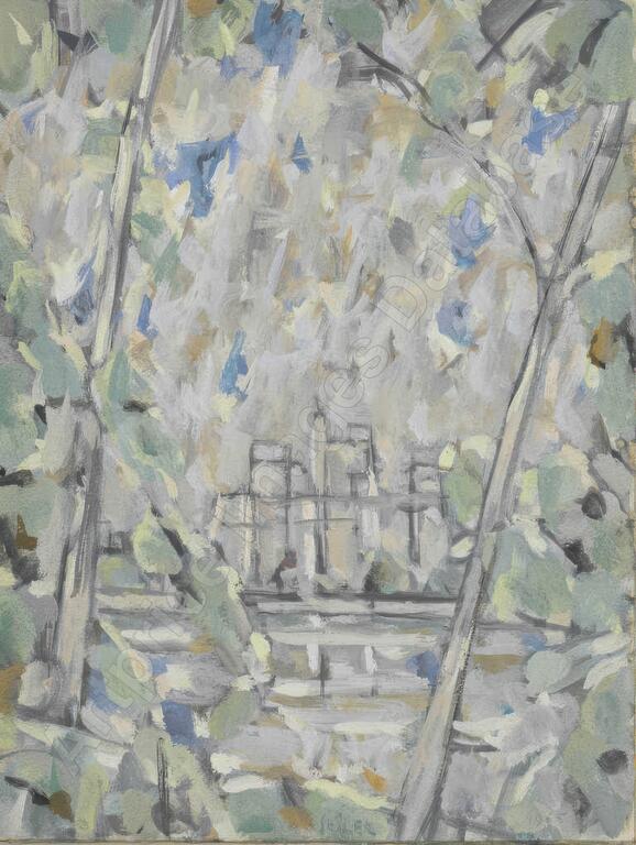 Catalogue raisonné, Hans Seiler, Vue de Beynac, 1966