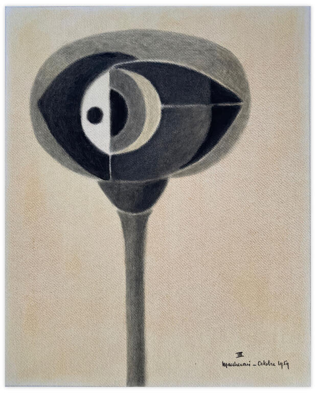 Catalogue raisonné, Henri Maccheroni, Sans titre, n°III, Journal de l’œuvre - 1959